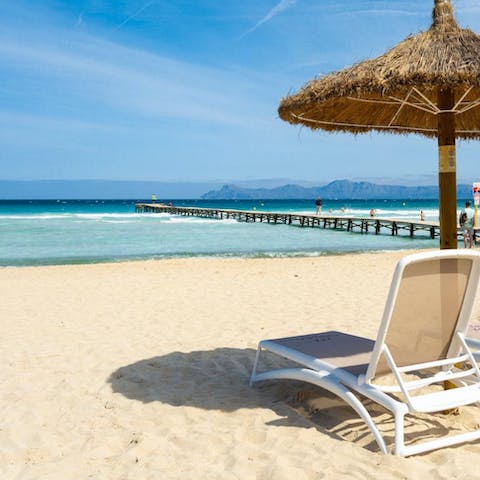 Walk down to the beach or explore the glistening coastline