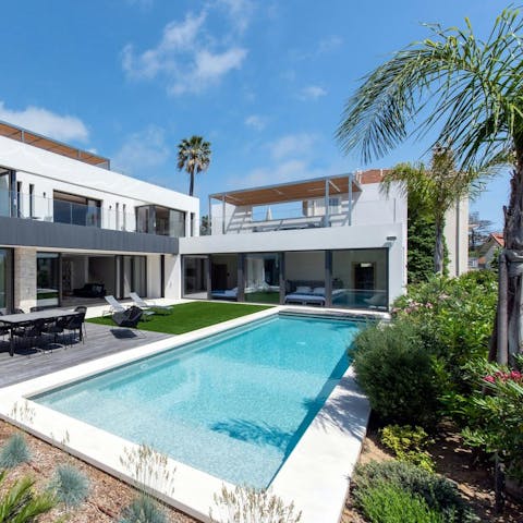 Find peace and relaxation while lounging by the pool