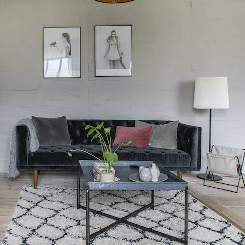 Cosy up on the sofa after a day out exploring one of the most walkable cities in the world