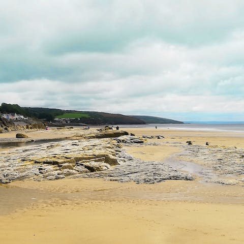 Explore the beaches of Pembrokeshire, many within a half-hour drive