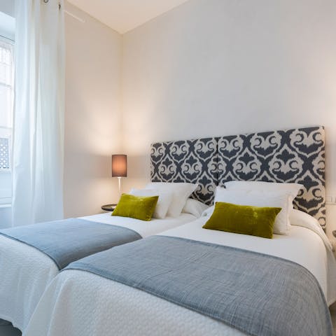 Sleep soundly in super comfortable bedrooms