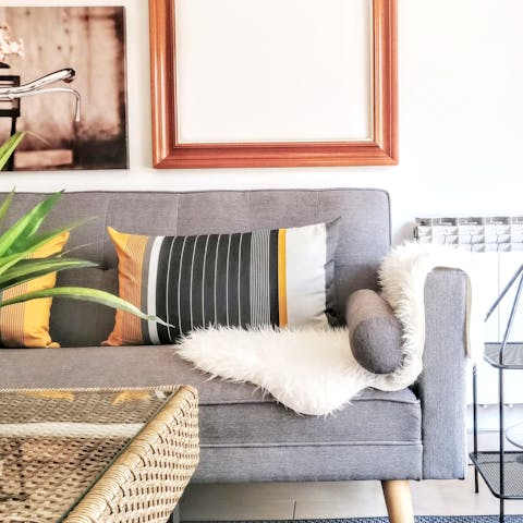 Open a bottle of Rioja and get comfortable on the sofa for a fabulous night in