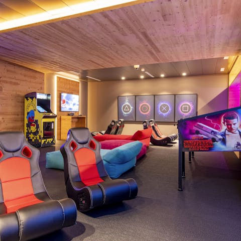 Get competitive in the resort&#x27;s games room