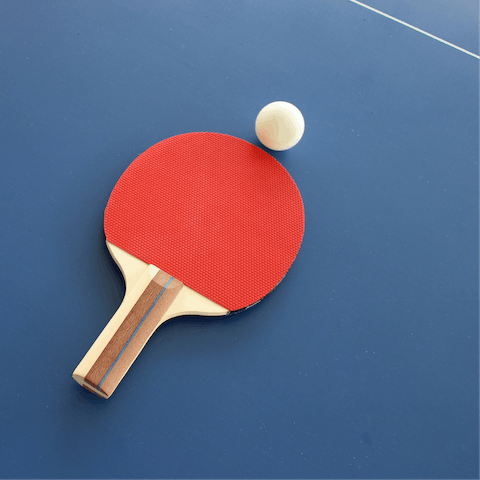 Play a game of ping pong or billiards in the games room