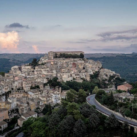 Explore the hilltop village of Ragusa nearby