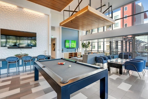 Hang out in the lounge and unwind over a game of pool
