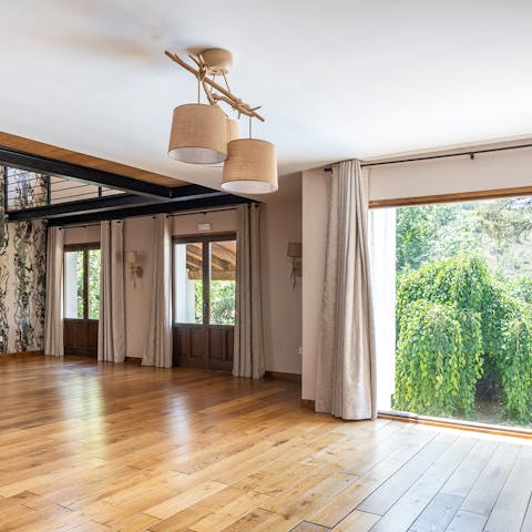 Practise yoga, dance or an activity of your choosing in the large function room
