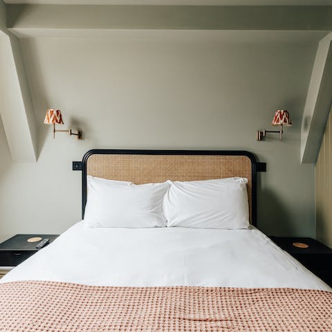 Enjoy an unbroken night's sleep in this leafy, residential section of the city