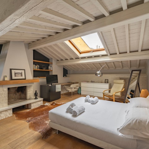 Sleep soundly beneath centuries-old beams