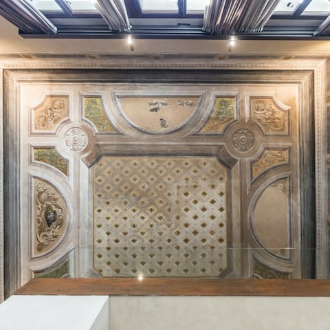 Take in the building's original features dating back to the 15th century