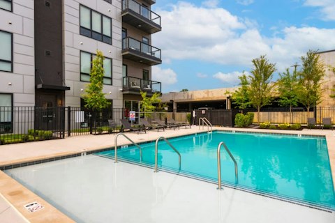 Cool off in the pool on a hot Nashville afternoon