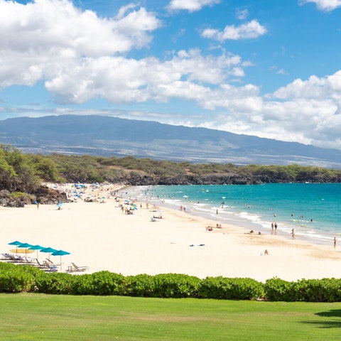 Relax on Hapuna Beach – just a stone's throw away