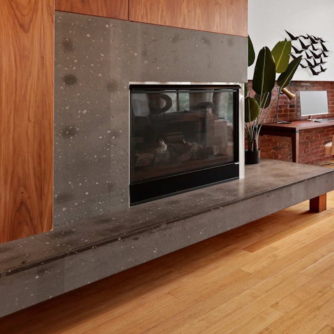 Light up the gas fire and unwind in the great room