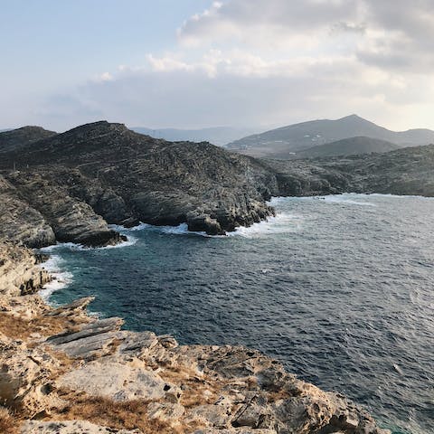 Explore the island of Paros – there’s many beaches within driving distance