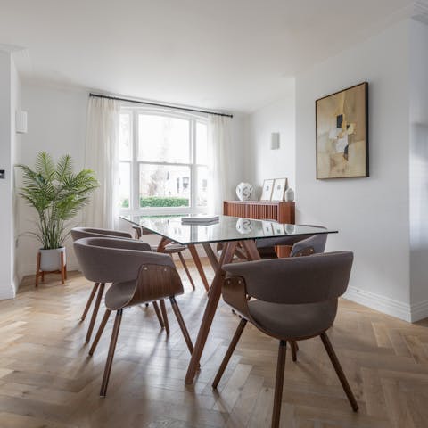 Fire up the coffee machine and lay the table for a lazy breakfast