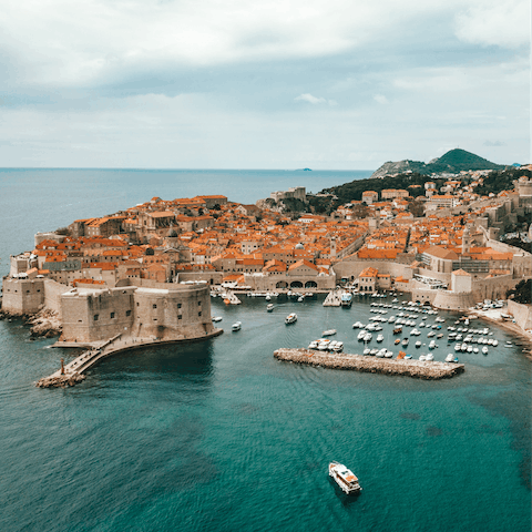 Stay just outside Dubrovnik's Old Town, 300 metres from Pile Gate