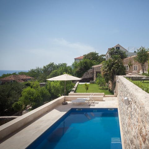 Take a dip in the swimming pool between trips to the Old Town