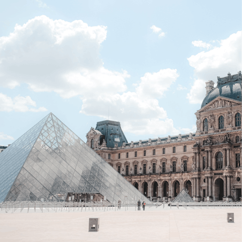 Mosey down to the Louvre – it'll take you no more than fifteen minutes