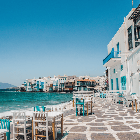 Explore the beautiful Mykonos Town