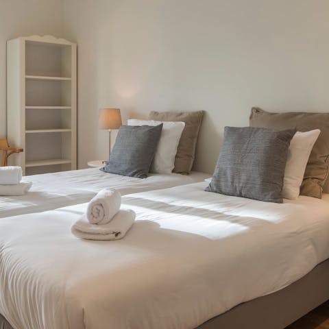 Wake up well-rested in the plush bedrooms and get ready for an adventure filled day