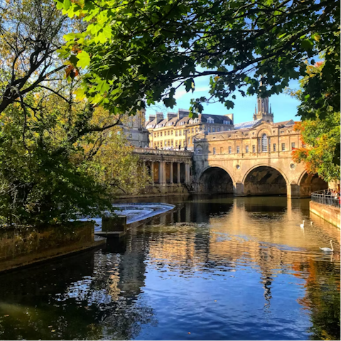 Explore nearby Bath, Wells, and Glastonbury on day trips