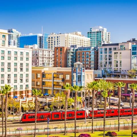 Drive to Downtown San Diego in just fifteen minutes