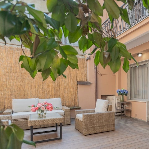 Make this the spot for an evening spritz