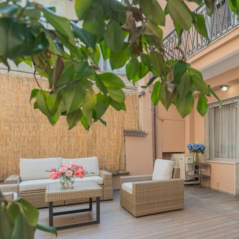 Make this the spot for an evening spritz