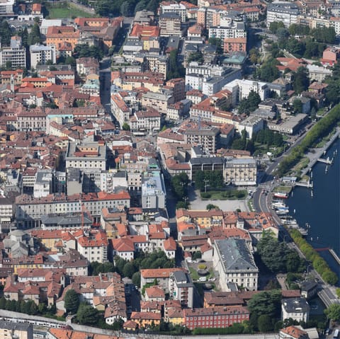 Head down to Como's waterfront, just a stroll away