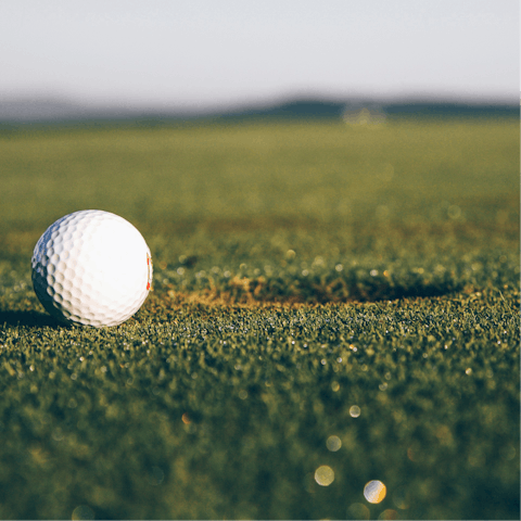 Check out one of the many premium golf courses the area is famous for