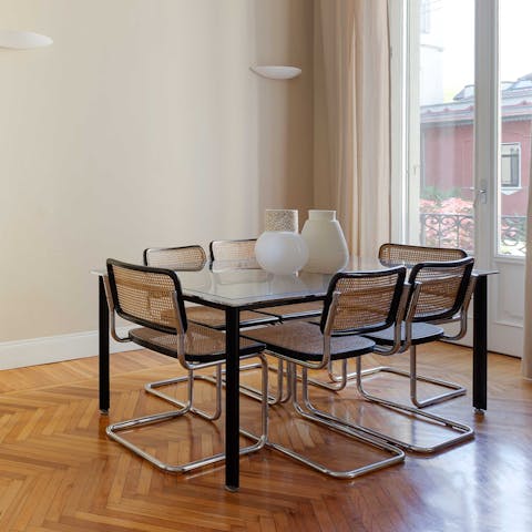 Savour cosy evenings at home or head out for pasta in a local restaurant