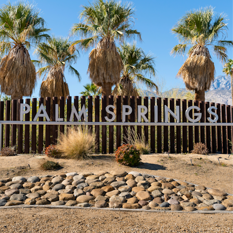 Enjoy endless sunshine in the desert city of Palm Springs
