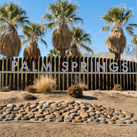 Enjoy endless sunshine in the desert city of Palm Springs