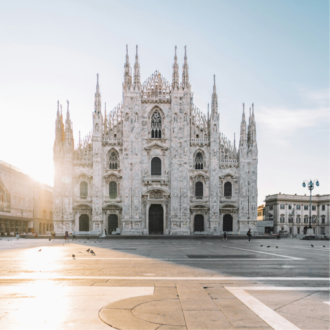 Ride the metro to the Duomo, about twenty minutes away