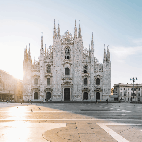 Ride the metro to the Duomo, about twenty minutes away