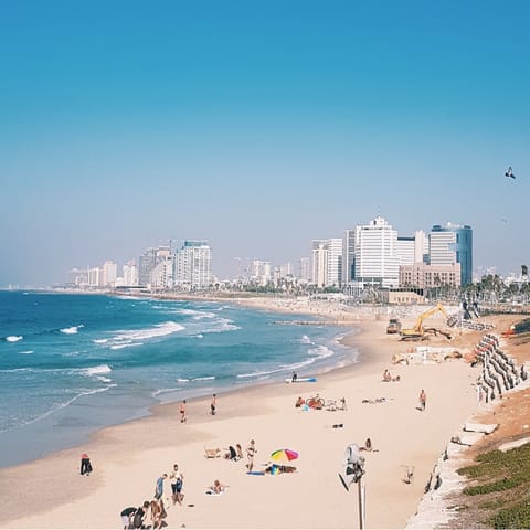 Spend the day soaking up the sun on the beach