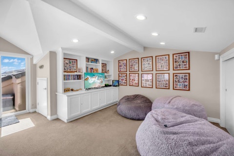 Leave the kids to wind down in the lounge area