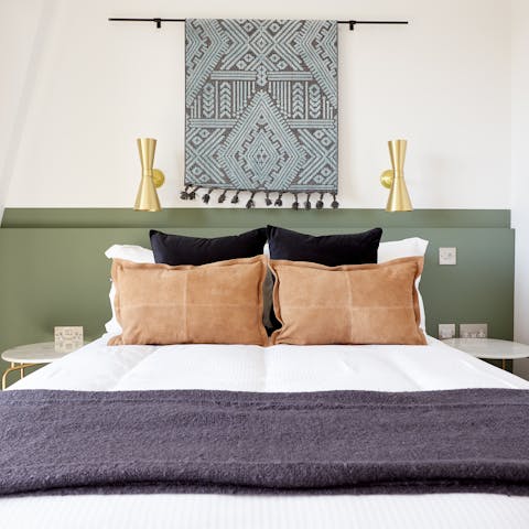Enjoy a relaxing night's sleep in the comfortable beds