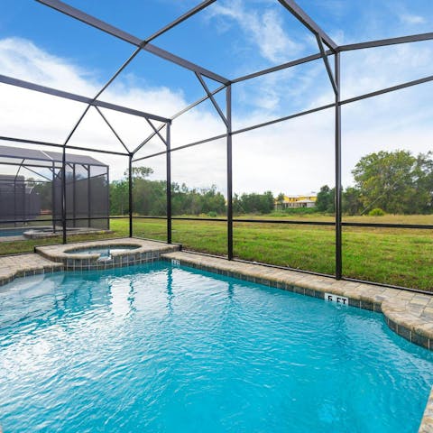 Make a splash in your private pool