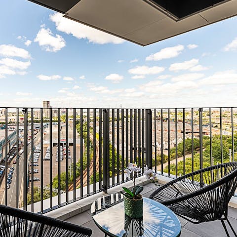 Find the perfect spot for evening drinks on the terrace