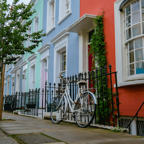 Spend an afternoon exploring the vibrant streets of Notting Hill