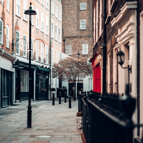 Roam around Soho, not far on foot