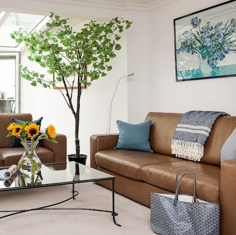 Relax In The bright Living Area