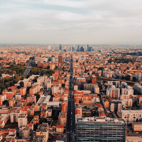 Stay a ten-minute walk from Viale Monte Nero and Piazza Cinque Giornate