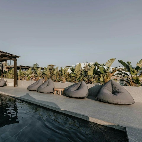 Soak up the sun as you lounge by the pool