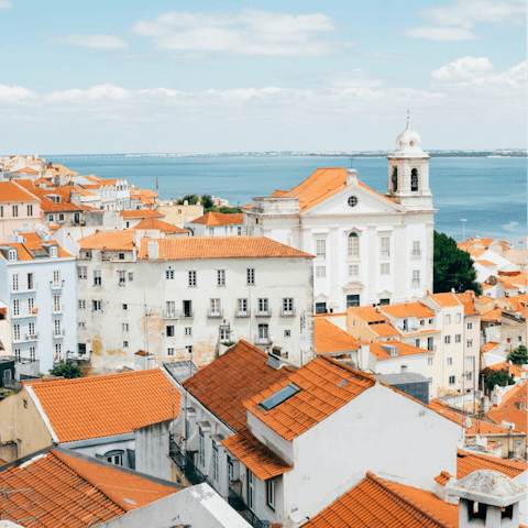 Stay in the Alvalade neighbourhood of Lisbon with its parks and shops