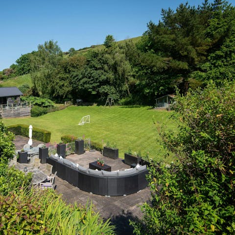 Soak up the sun in the grounds – there's a secret garden to find