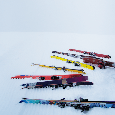 Whizz down the slopes at Baqueira Beret ski area, a short drive away