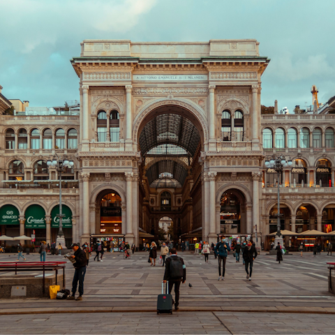 Go shopping at the nearby Corso Vittorio Emanuele