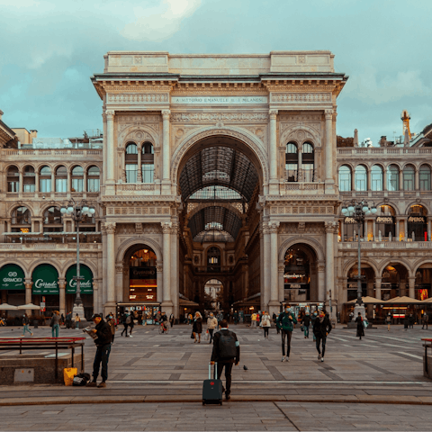 Go shopping at the nearby Corso Vittorio Emanuele